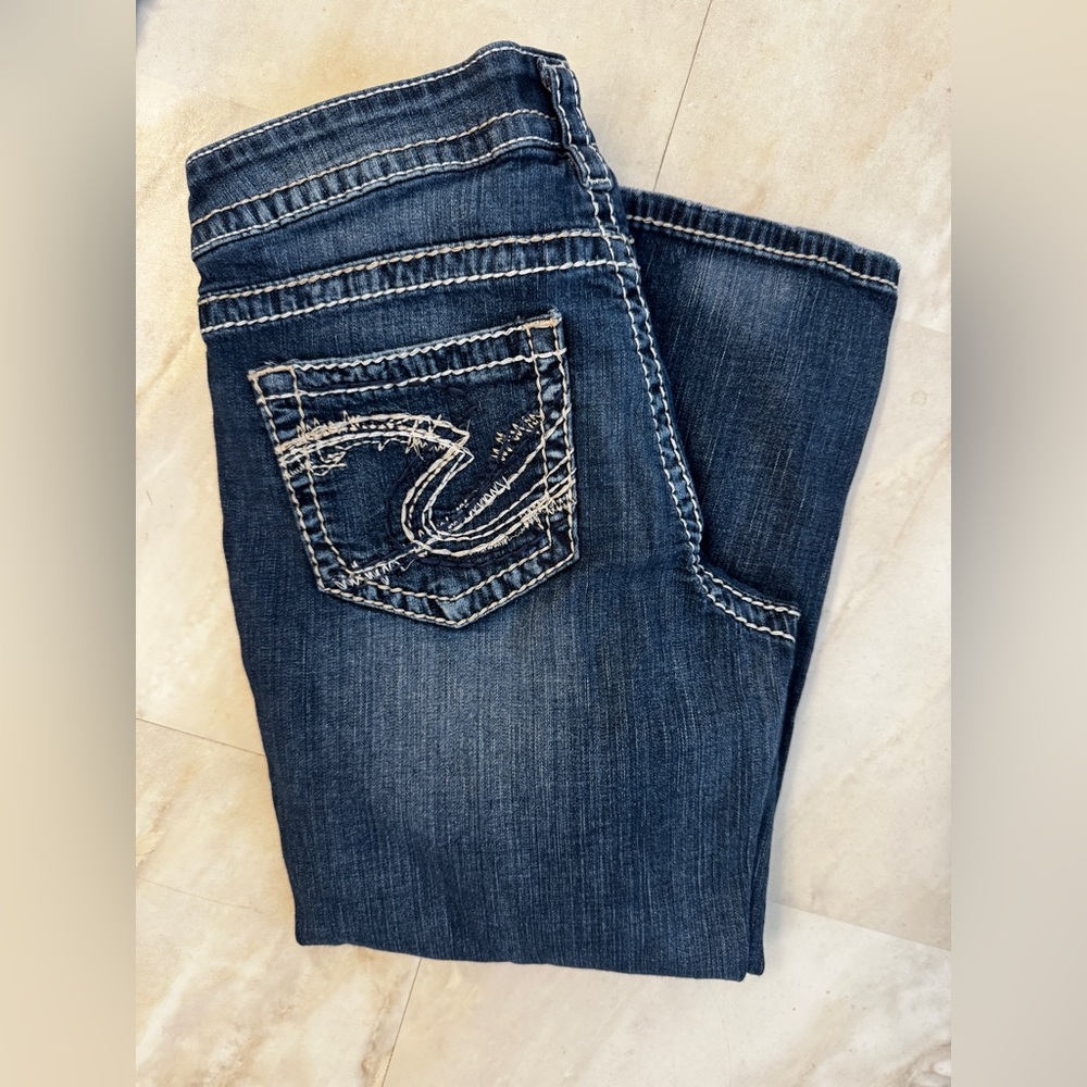 Silver Women’s Jean Capris